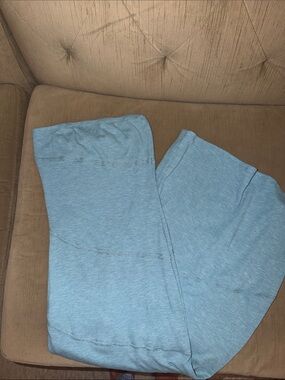 See You Monday Pale Blue Ribbed Maxi Dress